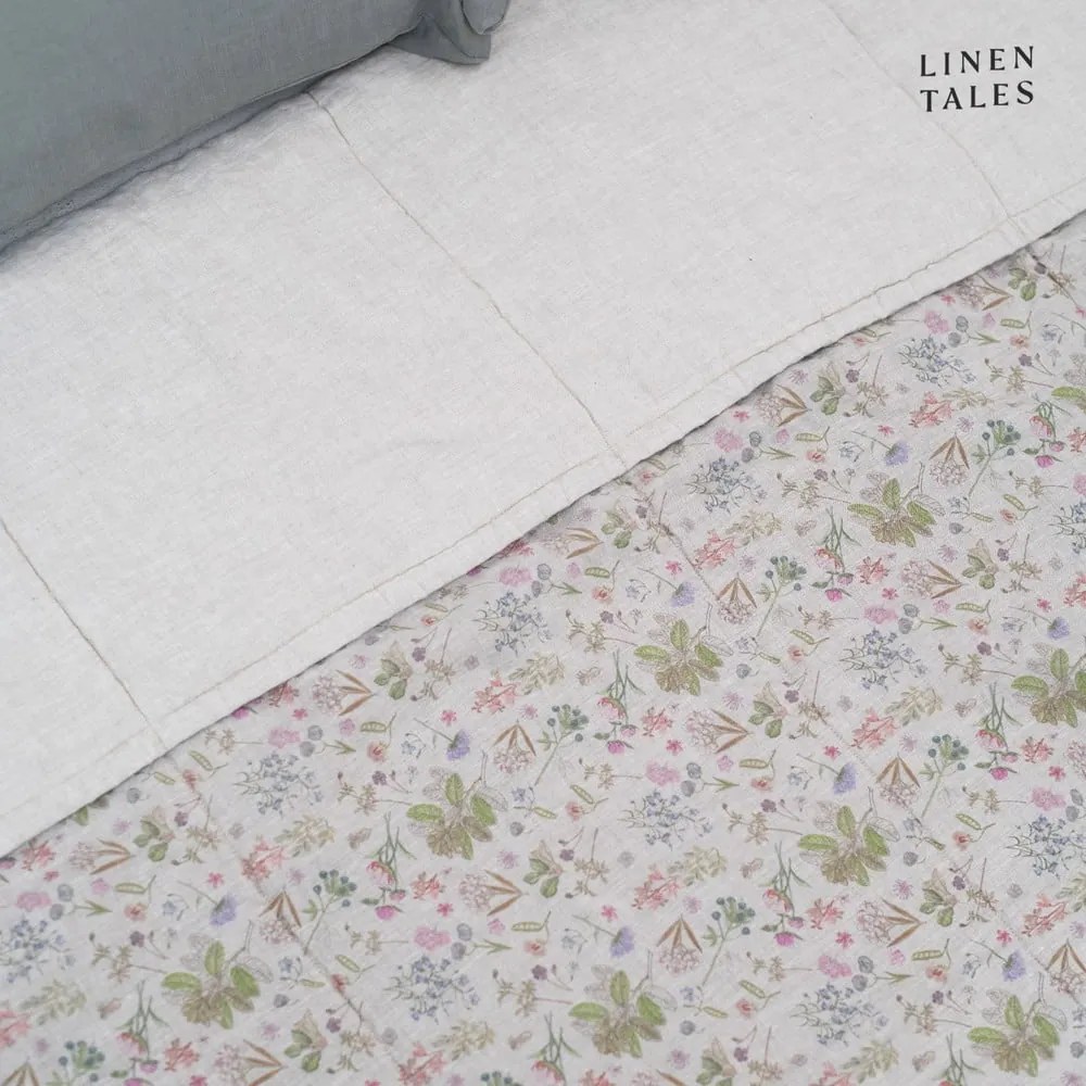 Lniana pikowana narzuta 140x220 cm Botany 2 &amp; Melange – Linen Tales