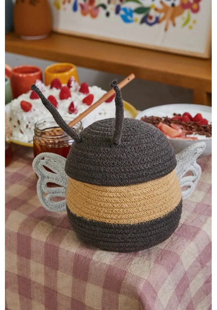 Tekstylny dziecięcy kosz na zabawki ø 15x15 cm Baby Bee – Lorena Canals