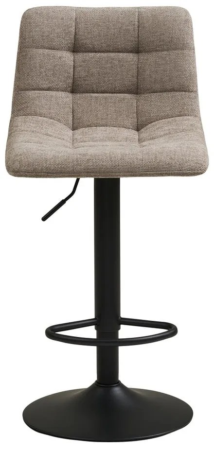 Beżowy tapicerowany hoker z regulowaną wysokością (wysokość siedziska 61 cm) Middelfart – House Nordic