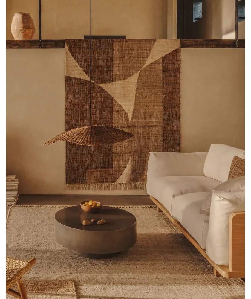 Abażur w naturalnym kolorze ø 80 cm Bisbal – Kave Home