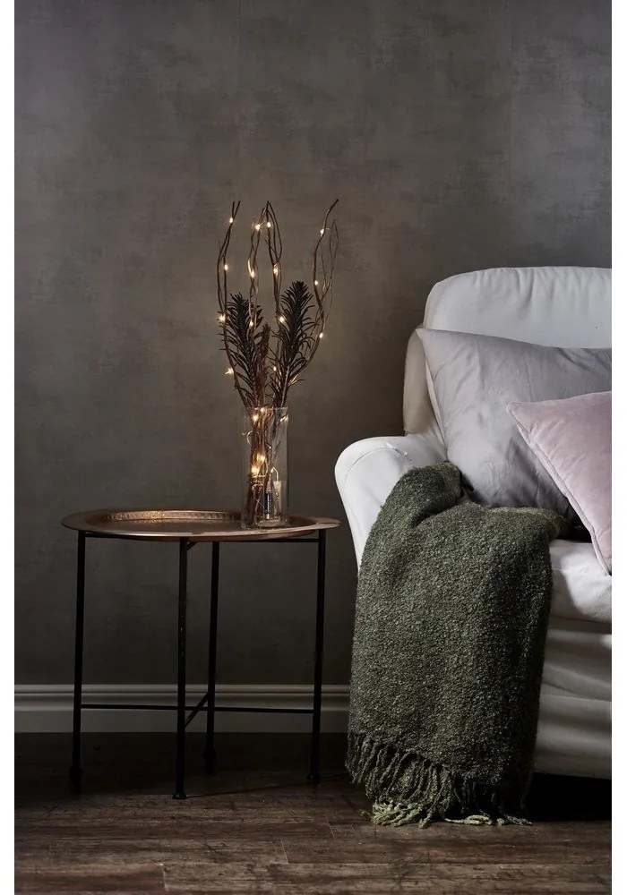 Brązowa dekoracja świetlna ø 8 cm Willow – Star Trading