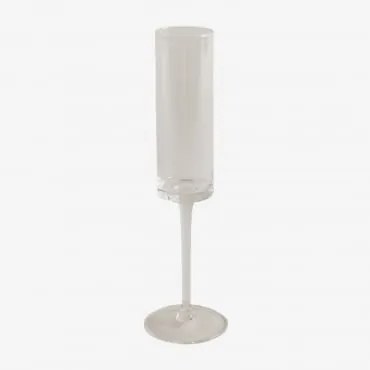 Pack 4 Kieliszków Do Szampana 20 Cl Ze Szkła Lioare Transparent - Sklum