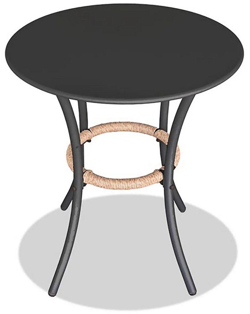 Autronic Zestaw balkonowy 1+2, metal, polirattan, naturalny, AZ-L1103 NAT