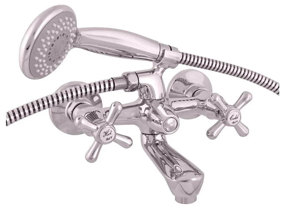 RAV Slezák MK154.5/1 - zestaw wannowy z baterią MORAVA, chrom błyszczący