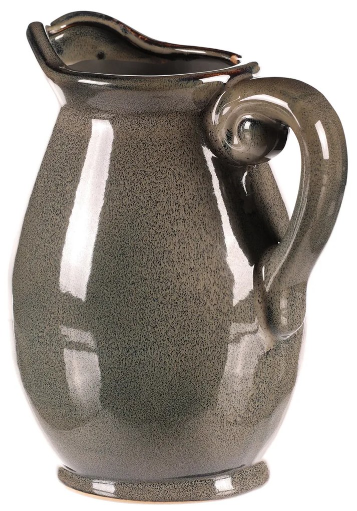 Dzbanek ceramiczny szary, 15 x 16 x 23 cm, średni, 23 cm