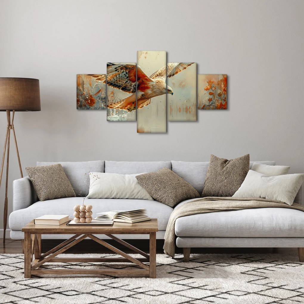Obraz - Ptak drapieżny (125x70 cm)