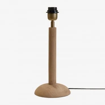 Podstawa Lampy Stołowej Harry Z Drewna Mango 30 Cm Drewno Mango - Sklum