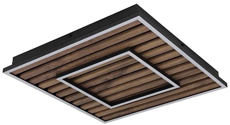 Globo 67345D1 - LED sufitowe WOODY LED/36W/230V 3000K 45x45 cm