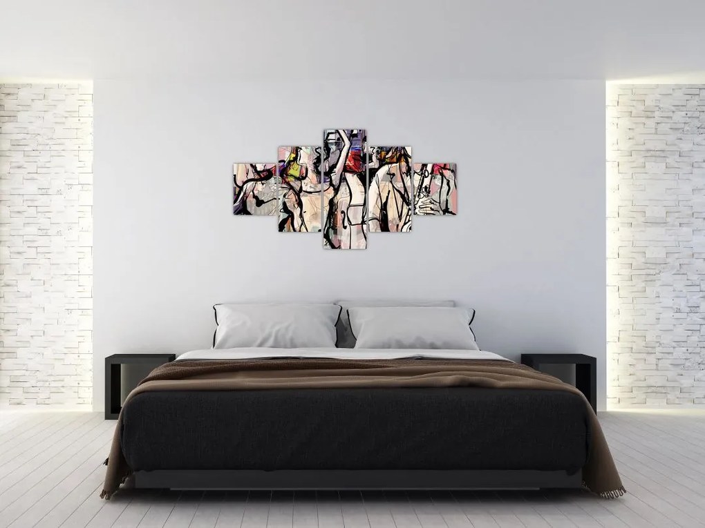 Obraz - Jazzowa noc (125x70 cm)