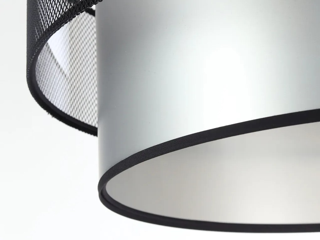 Lampa wisząca DOUBLE NET 40 srebrna BPS KONCEPT