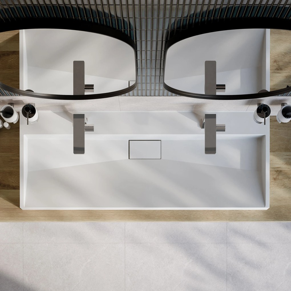 Umywalka ścienna / umywalka nablatowa BS6001