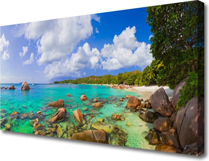 Fotoobraz na płótnie Wybrzeże u Progu Lata