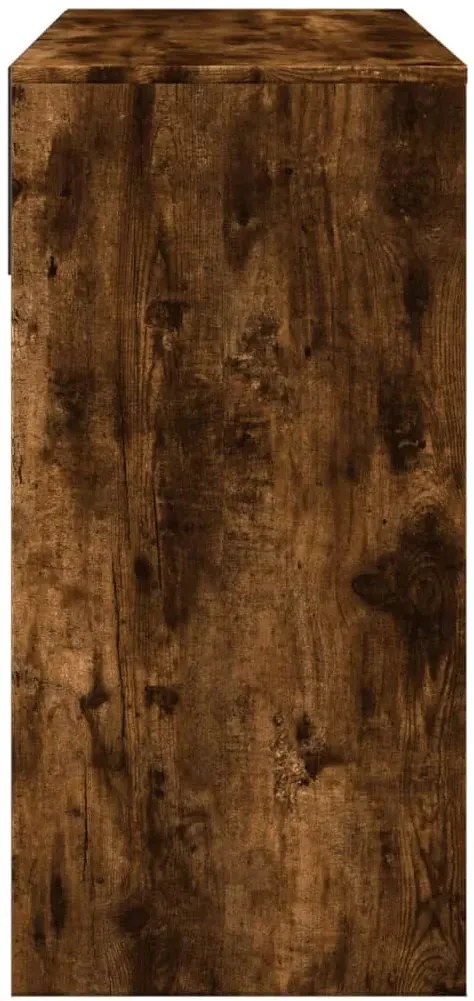 Zestaw toaletka z lustrem ściennym przydymiony dąb G2-R16