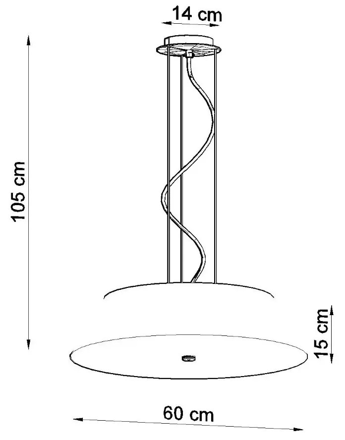 Żyrandol VEGA 60 biały SOLLUX  LIGHTING