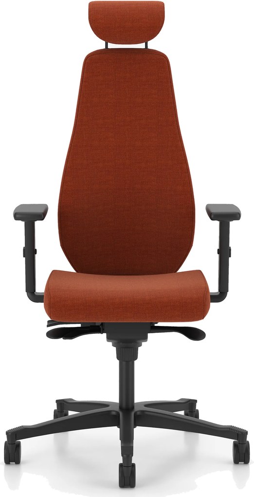 Regulowane krzesło do biurka Bjarg Swivel Chair HB UPH wysokie oparcie
