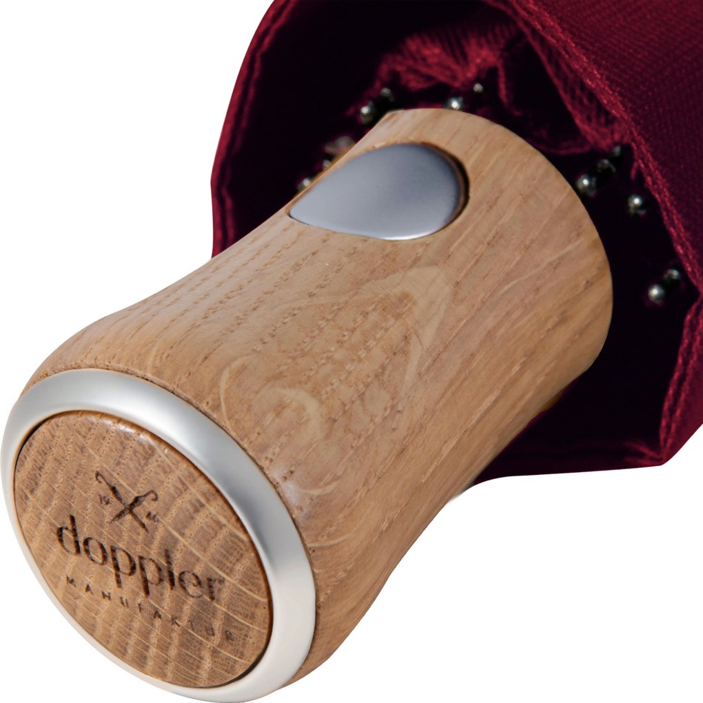 Doppler Manufaktur Bellino Nickel matt Oxford parasol automatyczny