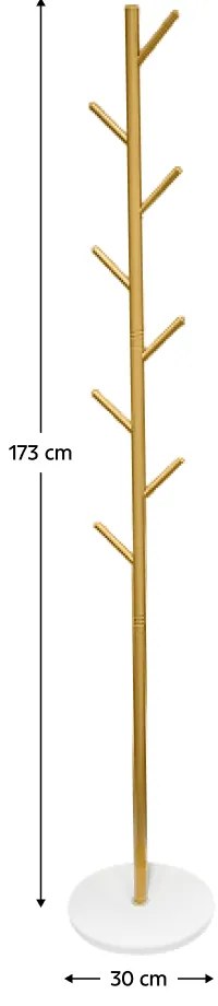 Wieszak TUKAN, złoty