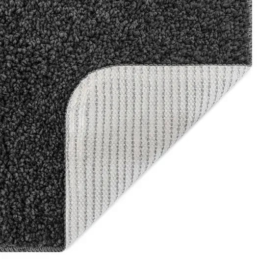 Ciemnoszary dywan z lateksowym podkładem 120x120 Z4-E49