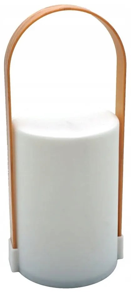 LED lampa stołowa z uchwytem LUNARI 25 cm, biała