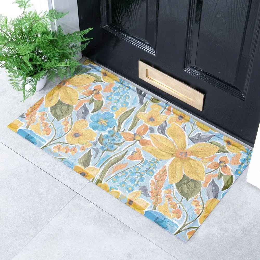 Wycieraczka z PVC 40x70 cm Flowers – Artsy Doormats