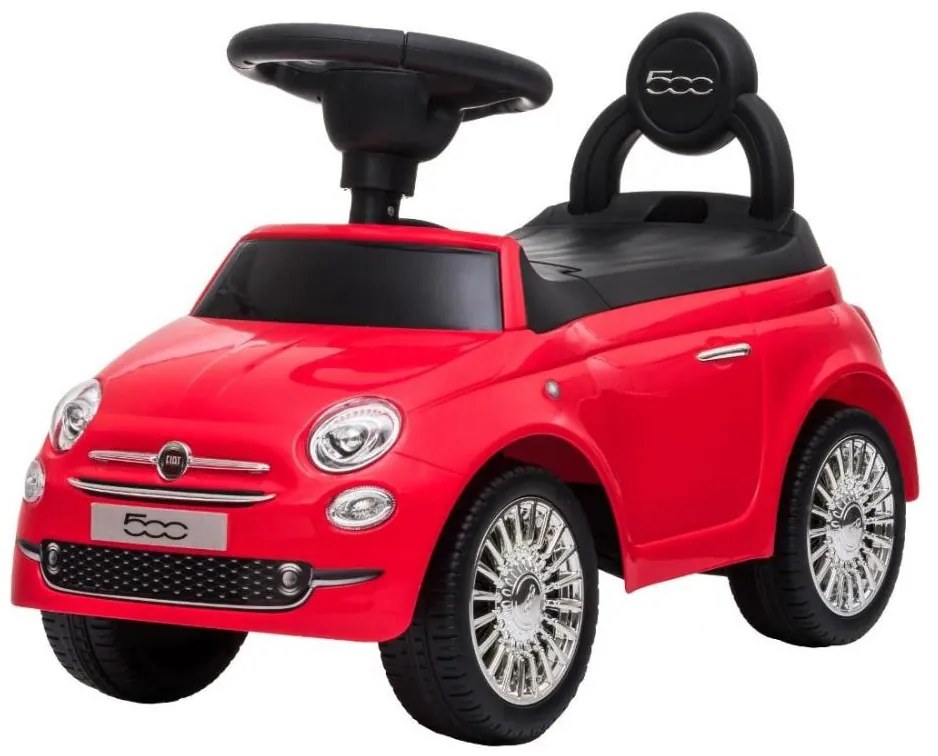 Rowerek do pchania Fiat 500 2xAA czerwony