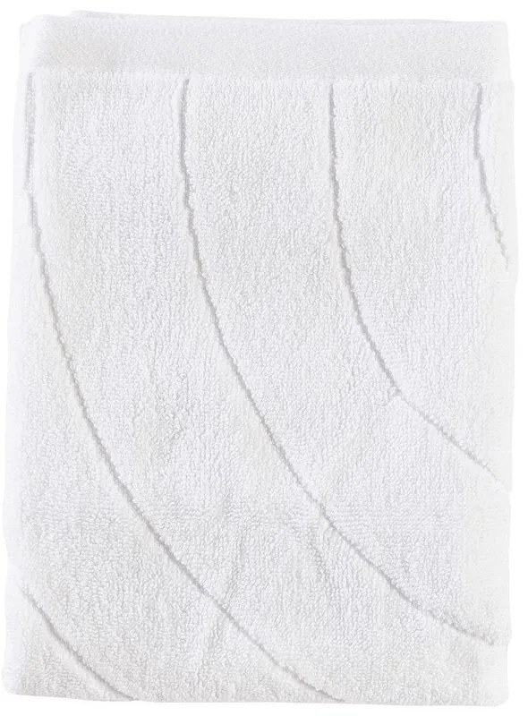 Biały bawełniany ręcznik frotte 50x70 cm Time – Zone