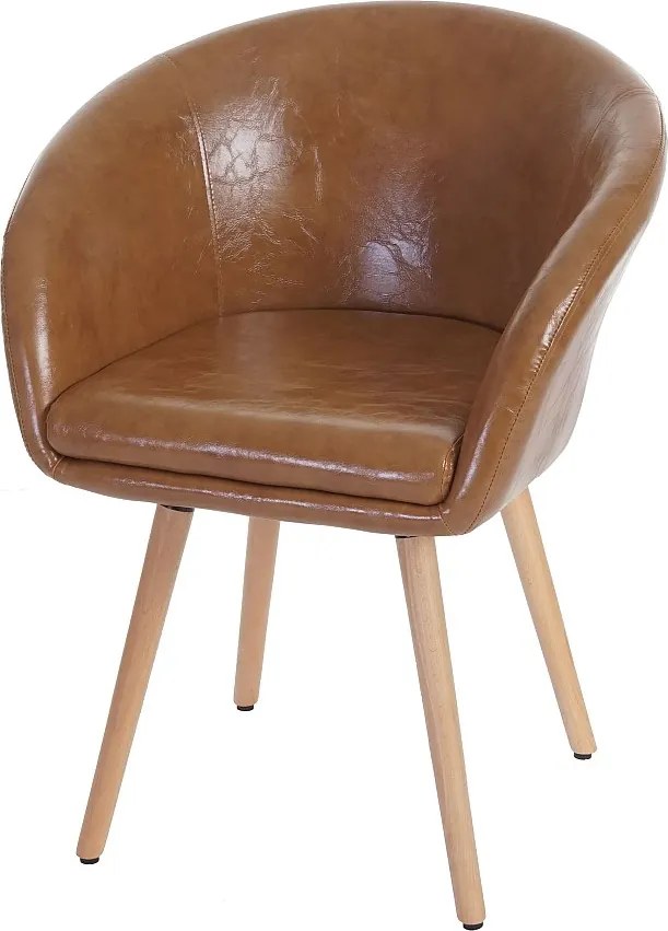 Krzesło do jadalni Vaasa T633,  sztuczna skóra, imitacja zamszu