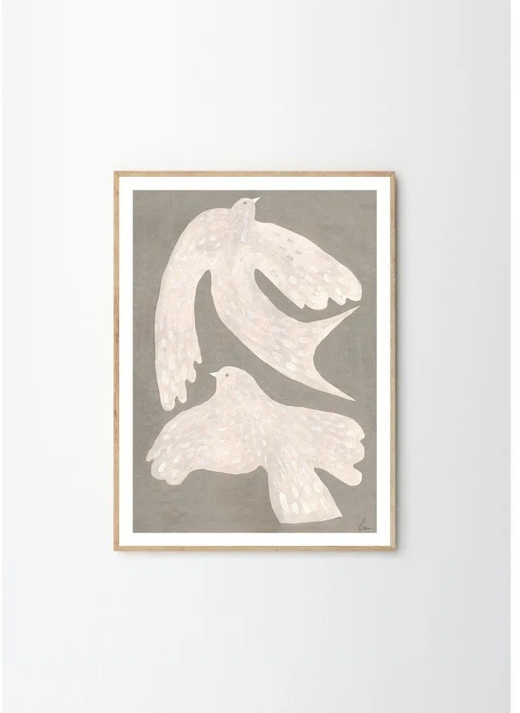 Plakat 30x40 cm Two Birds – Clara Schicketanz – The Poster Club