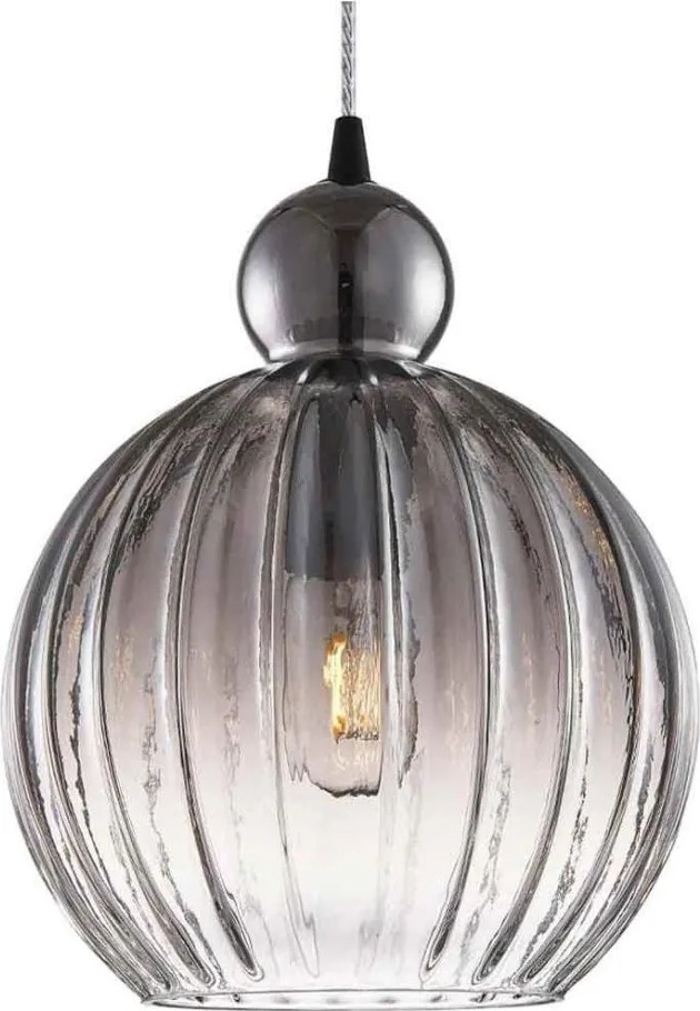 Halo Design 737338 - Lampa wisząca na przewodzie BALL BALL 1xE27/40W/230V, śr. 32 cm, dymnoszara