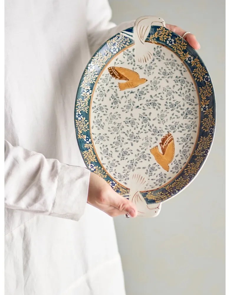 Kamionkowa taca 25x34 cm Hezha – Bloomingville