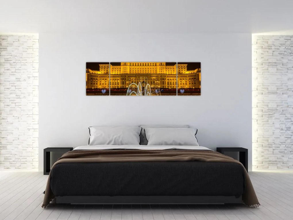 Obraz - Pałac Parlamentu, Bukareszt Rumunia (170x50 cm)