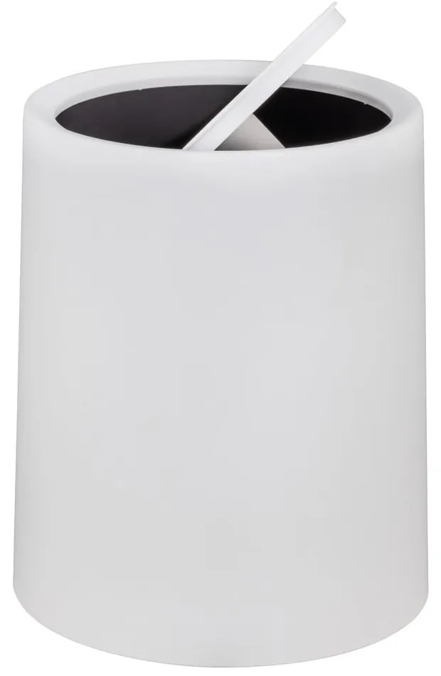 Biały kosz na śmieci Wenko Atri, 6 l