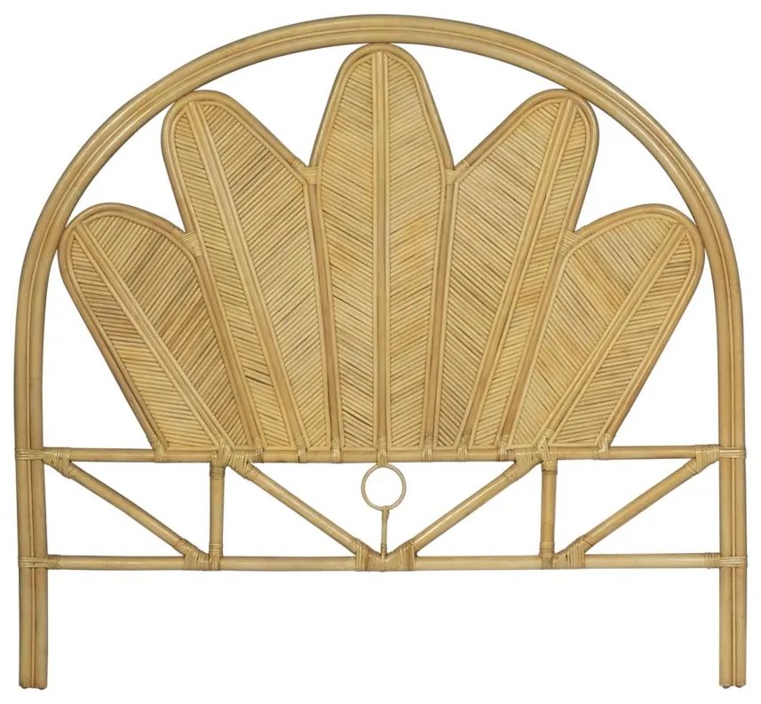 Zagłówek do łóżka 140 cm - Rattan - Naturalny - CHELINA