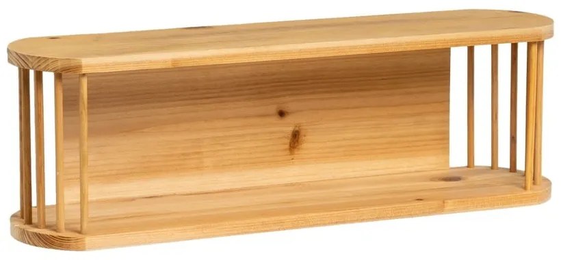 Półka na zdjęcia z litego drewna topolowego 60 cm Aspen – Casa Selección