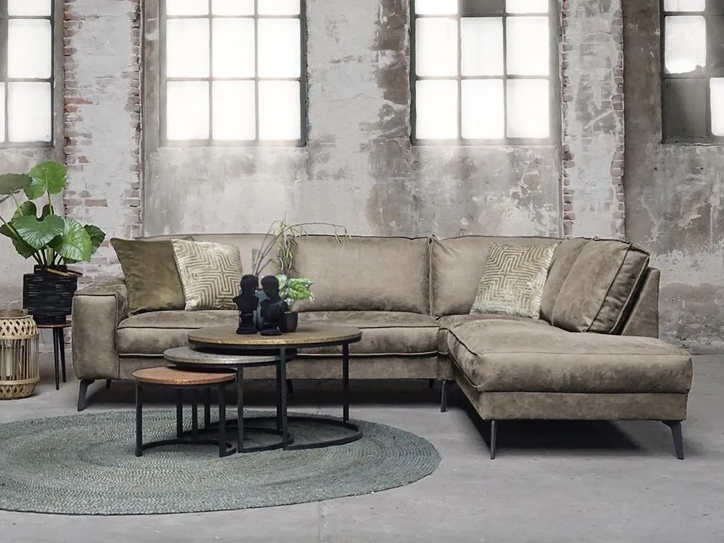 Narożnik MICA jasnobrązowy Wersja sofy: Lewy róg