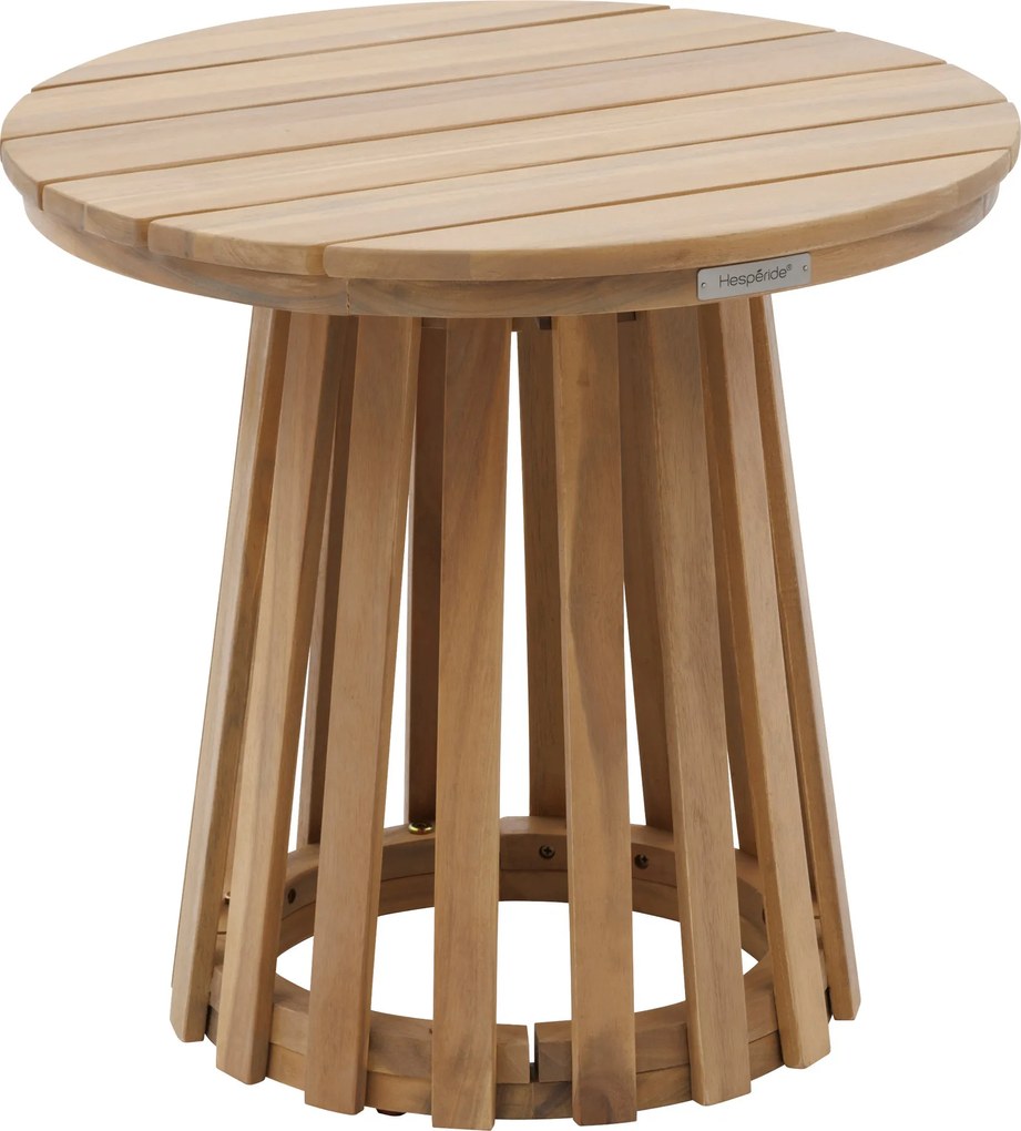 Stolik ogrodowy z drewna akacji, Ø 50 cm, OSUNA