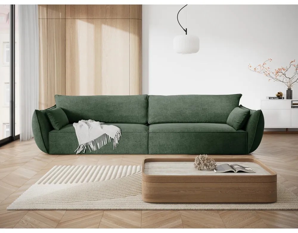 Ciemnozielona sofa 248 cm Vanda – Mazzini Sofas