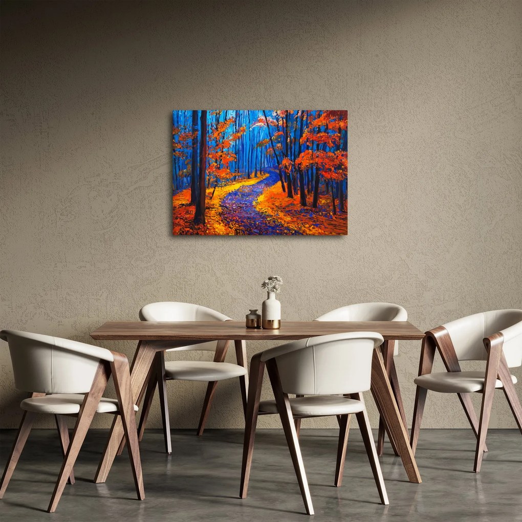 Obraz jesiennego lasu (70x50 cm)
