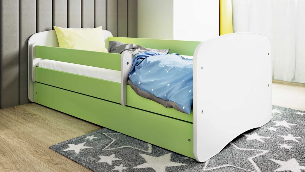 Łóżko dziecięce Babydreams bez obrazka 160x80 z materacem
