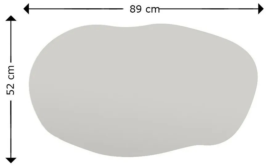 Lustro Lossa Black 52 x 89 cm