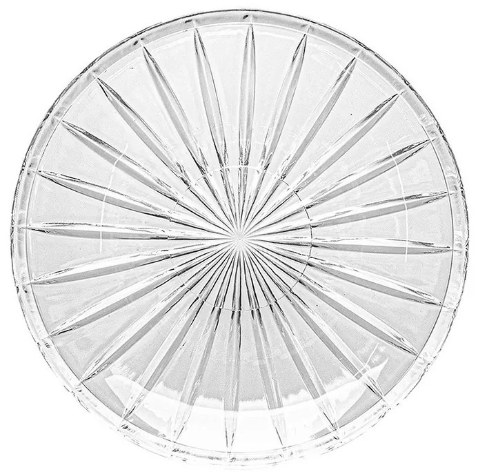 Altom Komplet szklanych talerzy płytkich Venus 25 cm, 6 szt.