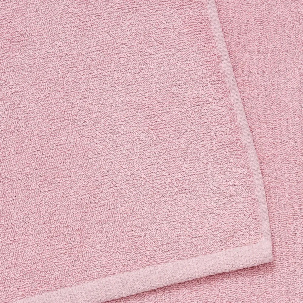 Różowe bawełniane ręczniki szybkoschnące/frotte zestaw 8 szt. Quick Dry – Catherine Lansfield