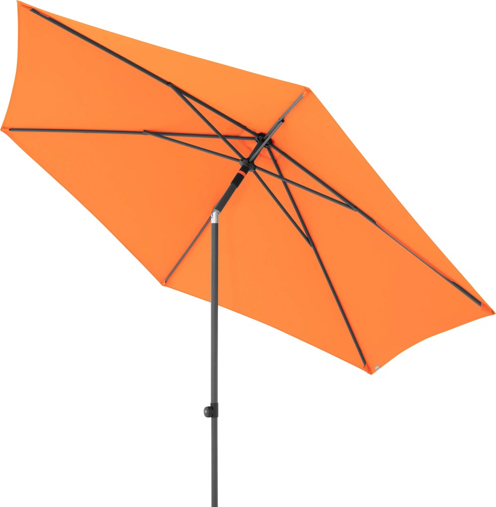 Doppler myZone Push Up parasol ogrodowy 300 cm pomarańczowy