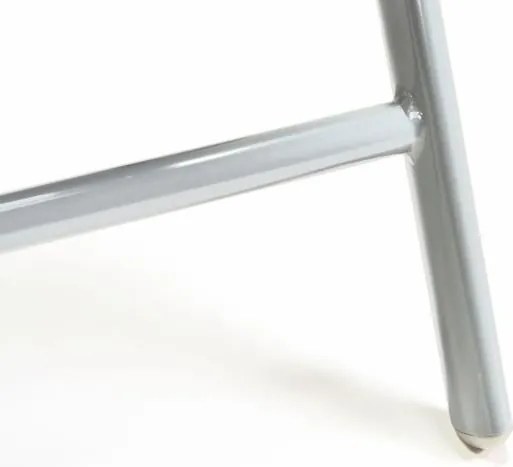 Komplet 4 krzesła aluminiowe Garth rozkładane ogrodowe czarne