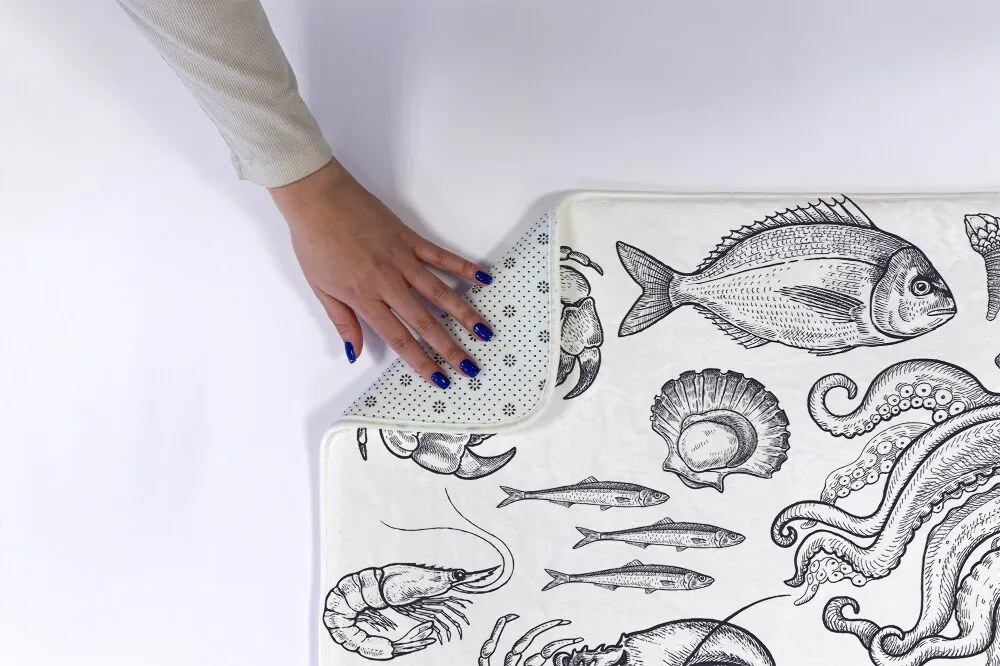 Dywanik łazienkowy Dywanik łazienkowy Morskie Zwierzęta