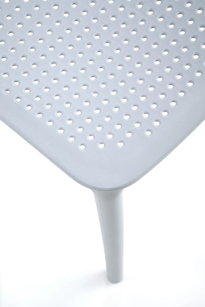 Krzesło sztaplowane jasno niebieskie polipropylen K514