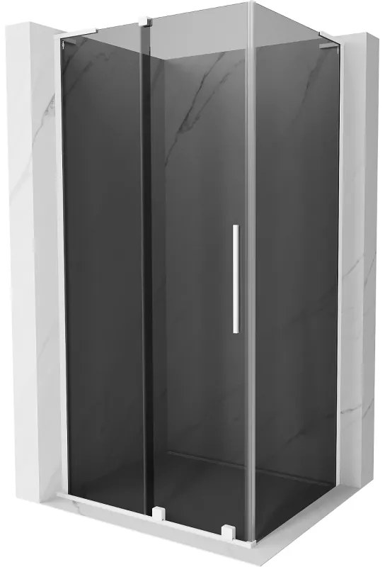 Mexen Velar L kabina prysznicowa rozsuwana 100 x 75 cm, grafit, biała - 871-100-075-43-20