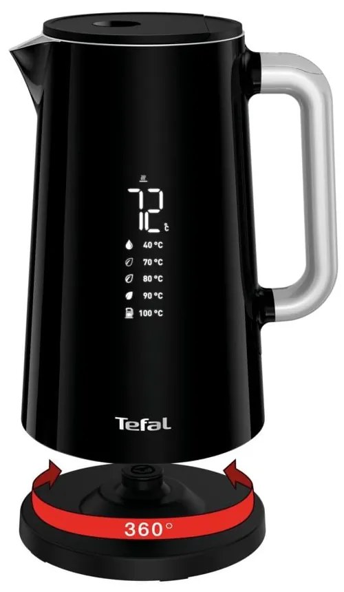 Czarny czajnik elektryczny 1,7 l KO851830 – Tefal