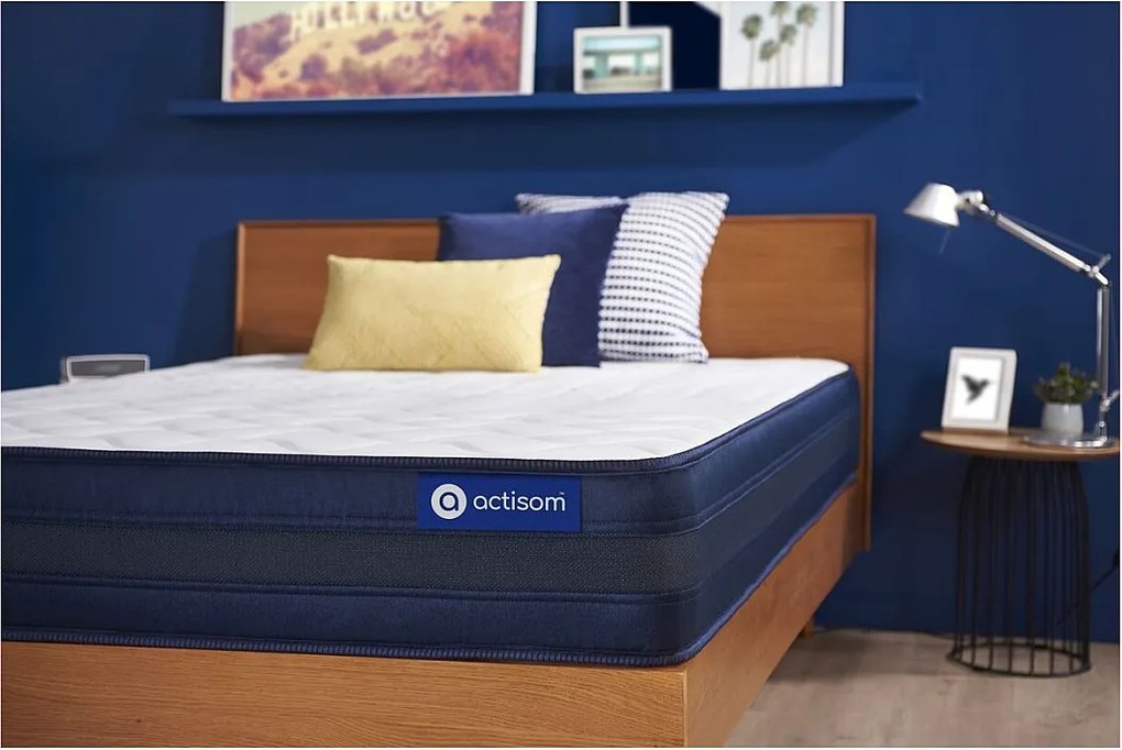 Materac Actiflex tech 120x200cm, Grubosc : 24 cm, sprezyny kieszeniowe i pianka z pamiecia ksztaltu, Bardzo wysoki, 5 stref komfortu