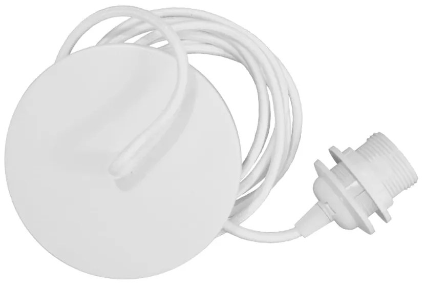 Biały kabel wiszący do lamp UMAGE Rosette, dł. 210 cm